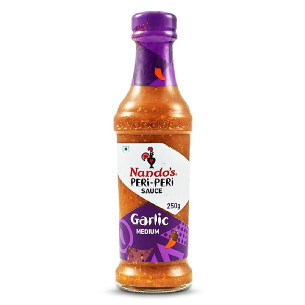 NANDO’S PERI PERI SOUCE GARLIC MEDIUM 250G