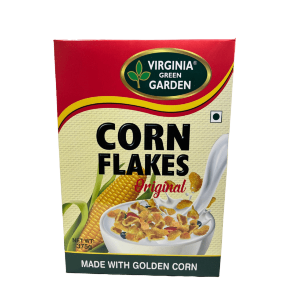 VIRGINIA GREEN GARDEN CORN FLAKES - ORIGINAL 375G
