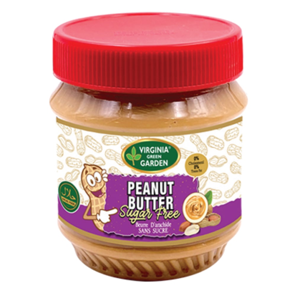 VIRGINIA GREEN GARDEN PEANUT BUTTER - SUGAR FREE 340G