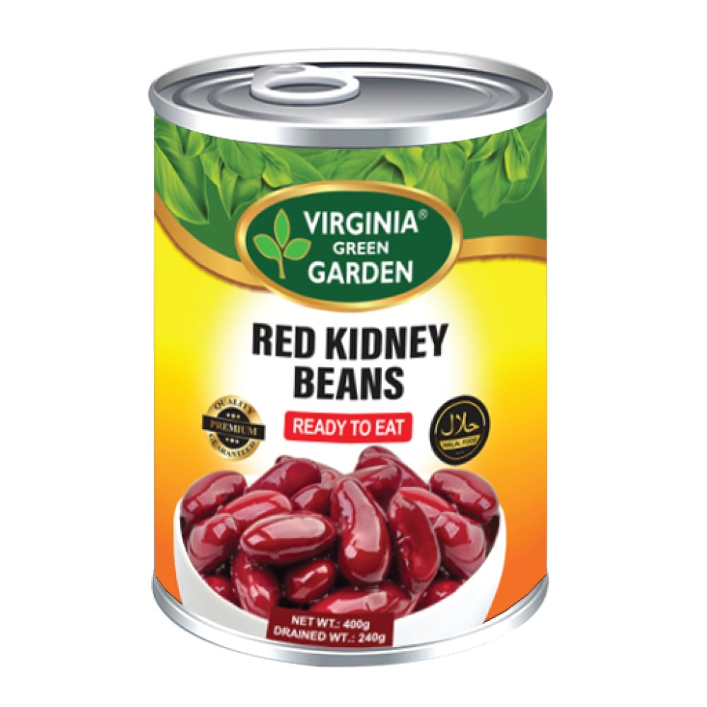 VIRGINIA GREEN GARDEN RED KIDNEY BEANS(EO) 400G