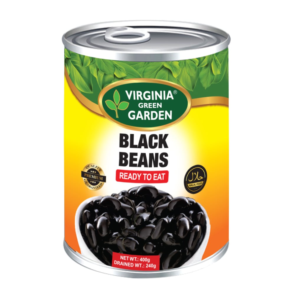 VIRGINIA GREEN GARDEN BLACK BEANS(EO) 400G