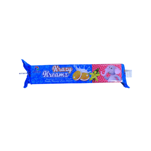 [G0035] OKK BISCUIT SANDWHICH KRAZY KREAMZ (VANILLA) 150G