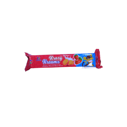 [G0036] OKK BISCUIT SANDWHICH KRAZY KREAMZ (STRAWBERRY) 150G