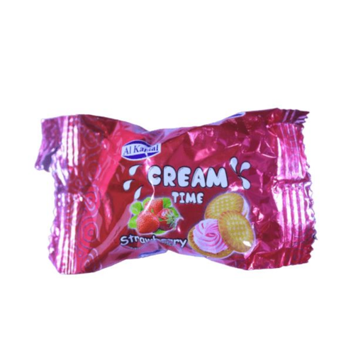 [G0041] AL KAMAL BISCUIT CREAM TIME (STRAWBERRY ) 13G