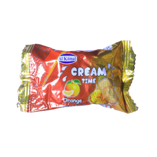[G0042] AL KAMAL BISCUIT CREAM TIME (ORANGE ) 13G