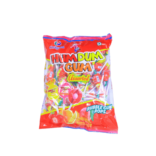 [G0054] HUM DUM GUM LOLLYPOP ASSORTED 12G X50